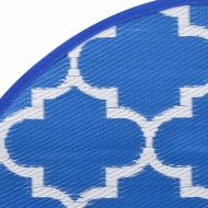 Килим за открито, ARAKIL Синьо, Ø200 см, PP