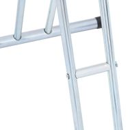 Стойка за 1 велосипед подова свободностояща поцинкована стомана