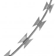 Концертина тел тип бръснач, поцинкована стомана, 300 м