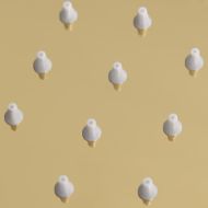 Rainshower душ пита, инокс, 40x40 cм, квадратна, златиста