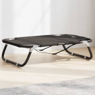 Кучешко легло, сгъваемо, антрацит, Оксфорд плат и стомана