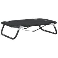 Кучешко легло, сгъваемо, антрацит, Оксфорд плат и стомана