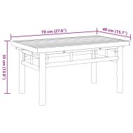 Маса за кафе 70x40x35 см бамбук