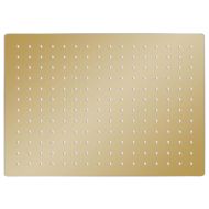 Rainshower душ пита, инокс, 40x30 cм, правоъгълна, златиста