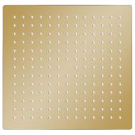 Rainshower душ пита, инокс, 25x25 cм, квадратна, златиста