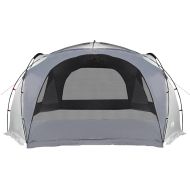 Парти палатка, бяло и сиво, водоустойчива