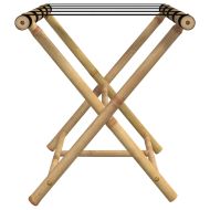 Сгъваема поставка за багаж 62x42x50,5 см бамбук