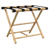 Сгъваема поставка за багаж 62x42x50,5 см бамбук