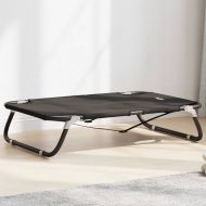 Кучешко легло, сгъваемо, антрацит, Оксфорд плат и стомана