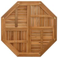 Плот за маса 90x90x2,5 см осмоъгълен масивен бук