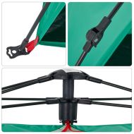 Плажна палатка, 2-местна, морско зелено, бързо освобождаване