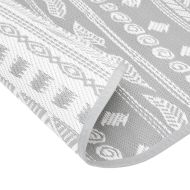 Килим за открито, ARAKIL сив, Ø200 см, PP