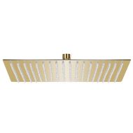 Rainshower душ пита, инокс, 50x50 cм, квадратна, златиста