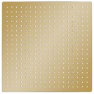 Rainshower душ пита, инокс, 50x50 cм, квадратна, златиста