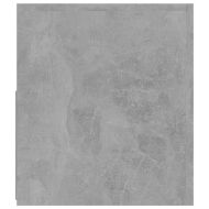 ТВ шкаф с LED осветление, бетонно сив, 120x35x40 см