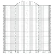 Дъговидна габионна кошница 200x30x200/220 см поцинковано желязо