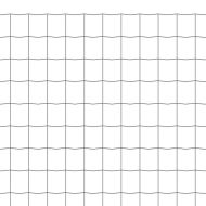 Евромрежа, стомана, 10x1 м, сива