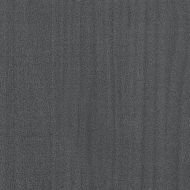 5-етажна библиотека, сива, 40x30x175 см, борово дърво масив