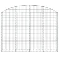 Дъговидна габионна кошница 200x30x140/160 см поцинковано желязо