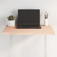 Плот за маса 60x60x2 см необработено масивно дърво дъб жив ръб