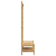 Закачалка за дрехи с рафтове 103x40x183 см бамбук