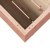 Градинска кашпа, 70x40x72 см, масивна дугласка дървесина