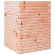 Градинска кашпа, 50x50x68,5 см, масивна дугласка дървесина