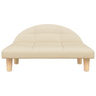 Кучешко легло кремаво 70x52x30 см текстил