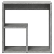Странични маси 2 бр бетонно сиво 50x30x50 см инженерно дърво
