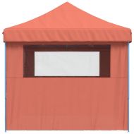 Сгъваема парти шатра pop-up с 4 странични стени теракота