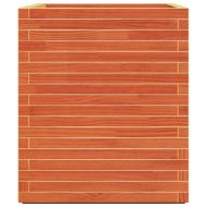 Градински сандък, восъчнокафяв, 90x60x72 см, борово дърво масив