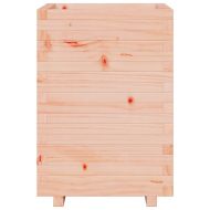 Градинска кашпа, 50x50x72,5 см, масивна дугласка дървесина