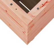 Градинска кашпа, 50x50x72,5 см, масивна дугласка дървесина