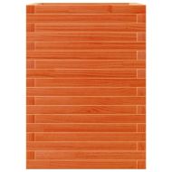 Градински сандък восъчнокафяв 50x50x68,5 см борово дърво масив