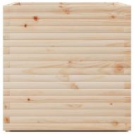 Градинска кашпа 70x70x72 см масивна борова дървесина