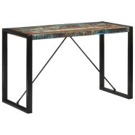 Трапезна маса, 120x55x76 cм, регенерирано дърво масив