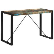Трапезна маса, 120x55x76 cм, регенерирано дърво масив