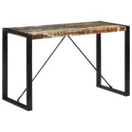 Трапезна маса, 120x55x76 cм, регенерирано дърво масив