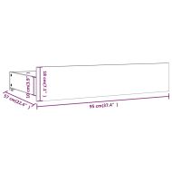Рамка за легло с чекмеджета, бяла, 150x200 см, King Size