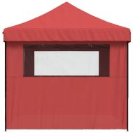 Сгъваема парти шатра pop-up с 4 странични стени бордо