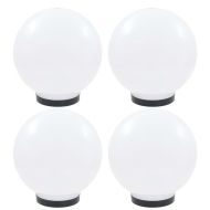 Градински сфери за LED лампи, 4 бр, 25 см, PMMA