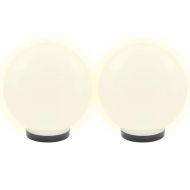 Градински сфери за LED лампи, 4 бр, 25 см, PMMA