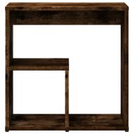 Странични маси, 2 бр, опушен дъб, 50x30x50 см, инеженерно дърво