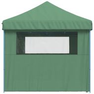 Сгъваема парти шатра pop-up с 4 странични стени зелена
