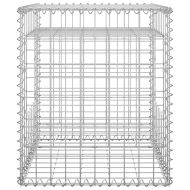 Габионни кошници стълб, 2 бр, 50x50x60 cм, желязо