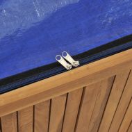 Градинска кутия, 150x50x55 см, тиково дърво масив