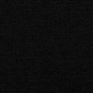 Разтегателен диван, черен, плат