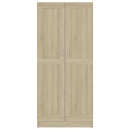 Шкаф за книги, дъб сонома, 82,5x30,5x185,5 см, ПДЧ