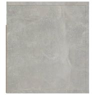 Нощни шкафчета за стенен монтаж 2 бр бетонно сиви 50x36x40 см
