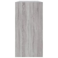Библиотека/бюфет, сив сонома, 50x25x80 см, инженерно дърво